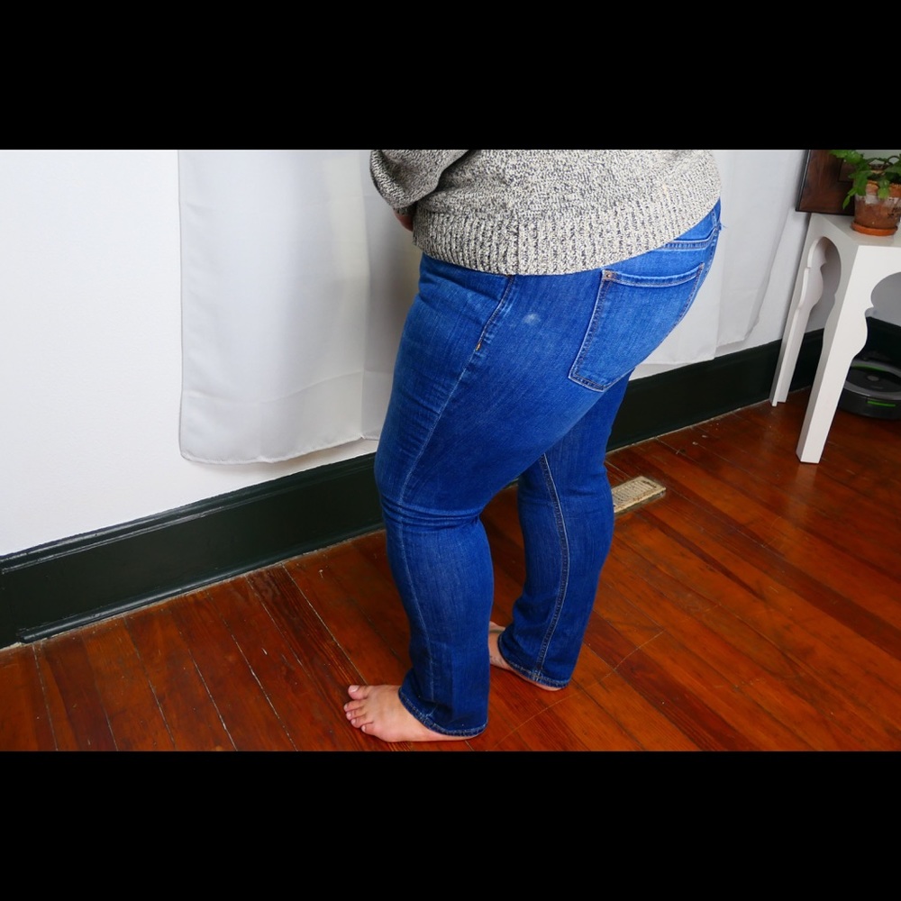 plus size 16 regular Old Navy denim blue jeans